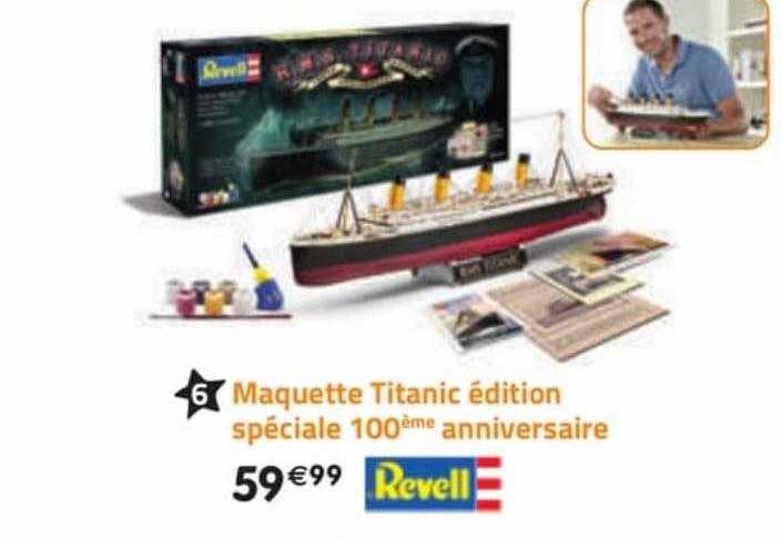 maquette titanic édition spéciale 100ème anniversaire revell