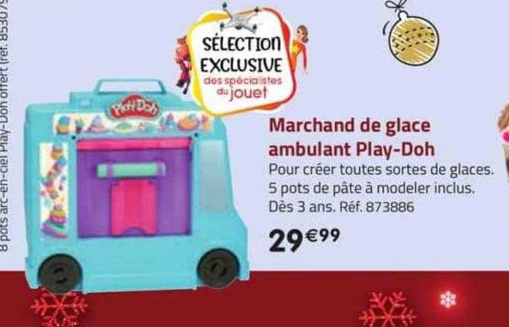 marchand de glace ambulant play-doh