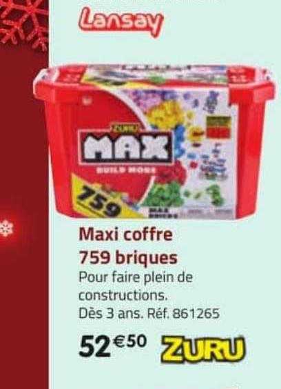 Maxi Coffre 759 Briques Zuru
