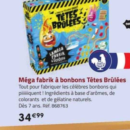 méga fabrik à bonbons têtes brûlées