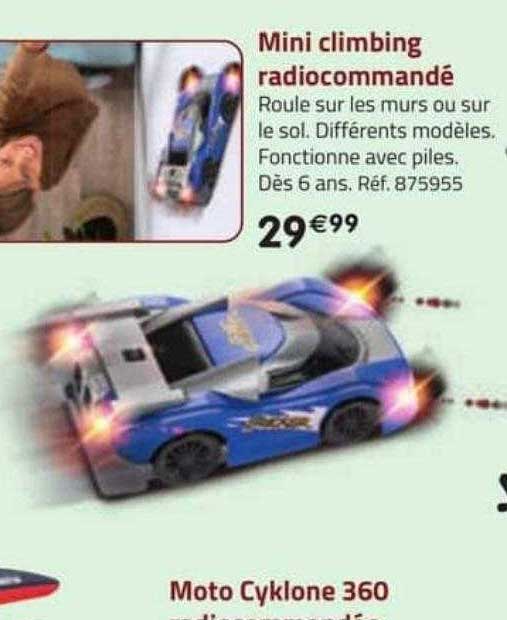 mini climbing radiocommandé