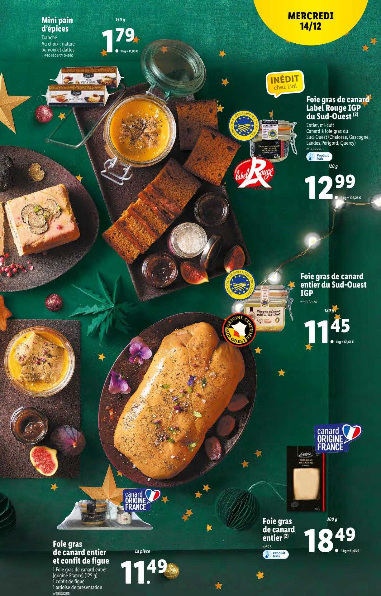 mini pain d'épices, foie gras de canard label rouge igp du sud-ouest, foie gras de canard entier du sud-ouest igp, foie gras de canard entier, foie gras de canard entier et confit de figue