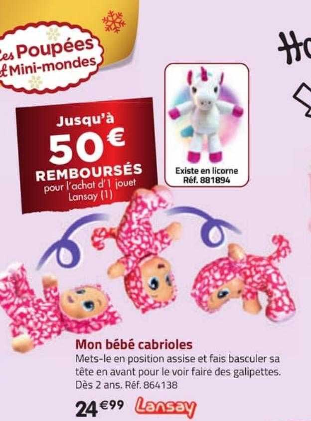 mon bébé cabrioles lansay