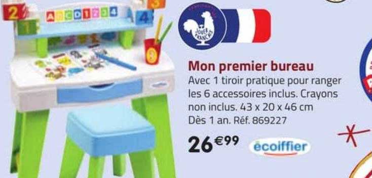 mon premier bureau écoiffier