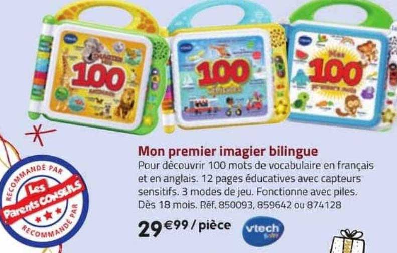 mon premier imagier bilingue vtech baby