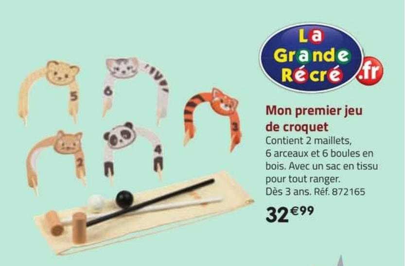 mon premier jeu de croquet