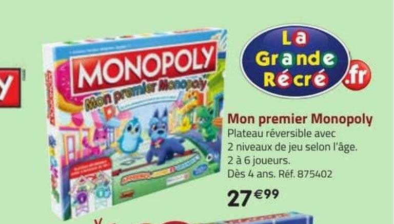 mon premier monopoly la grande récré