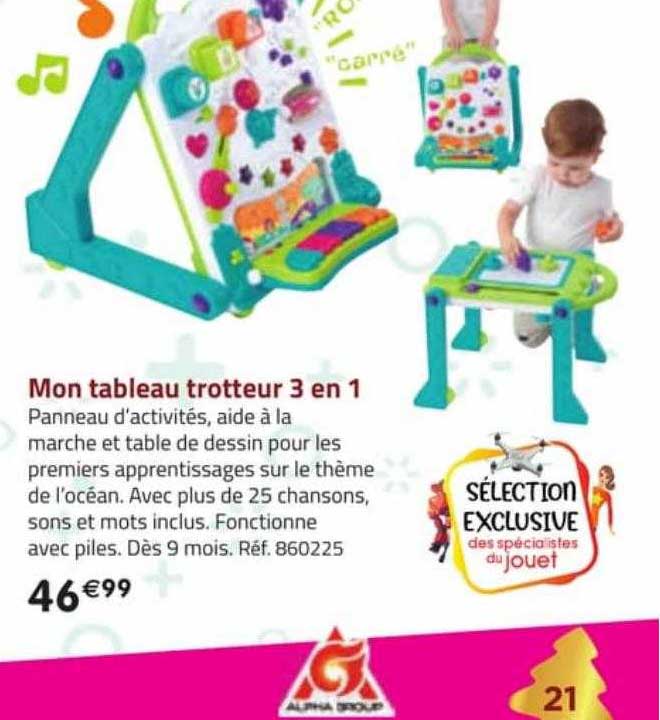 mon tableau trotteur 3 en 1 alpha group