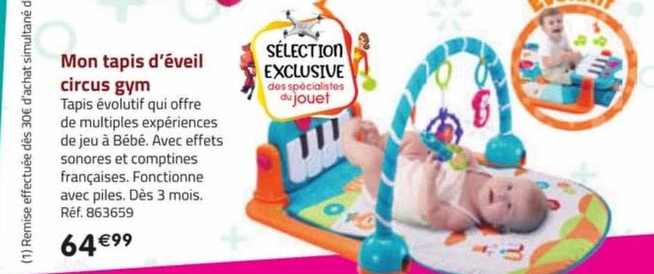 mon tapis d'éveil circus gym