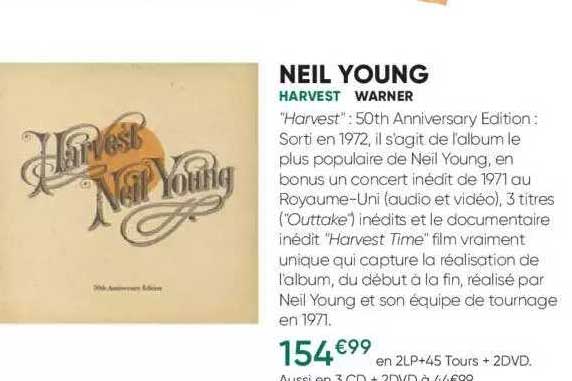 neil young - harvest - warner