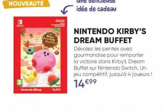 nintendo kirby's dream buffet