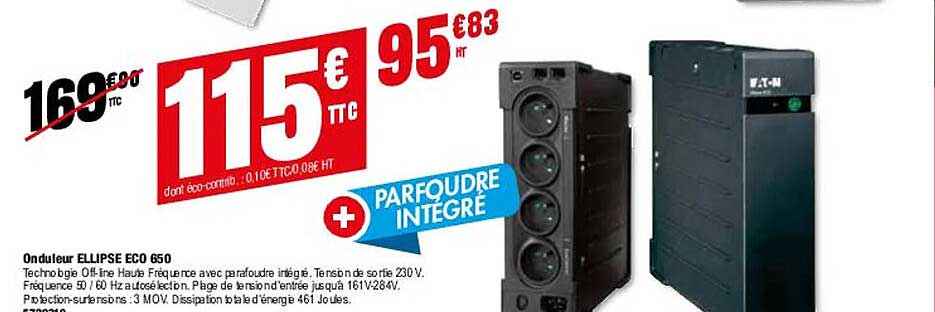 onduleur ellipse eco 650