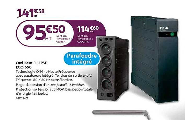 onduleur ellipse eco 650