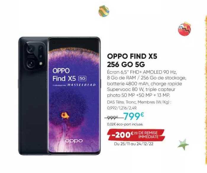 oppo find x5 256 go 5g