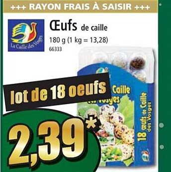œufs de caille