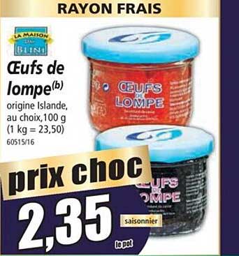 œufs de lompe la maison blini