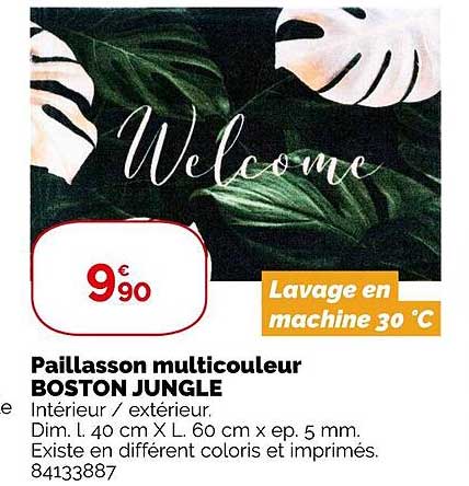 paillasson multicouleur boston jungle