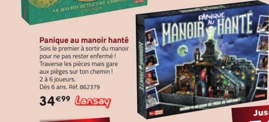 panique au manoir hanté lansay