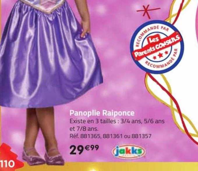 panoplie raiponce jakks