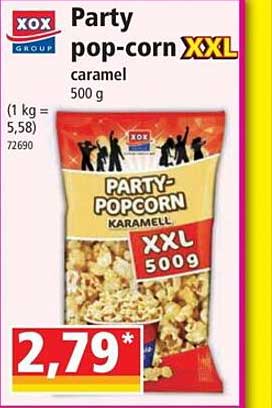 party pop-corn xxl xox group