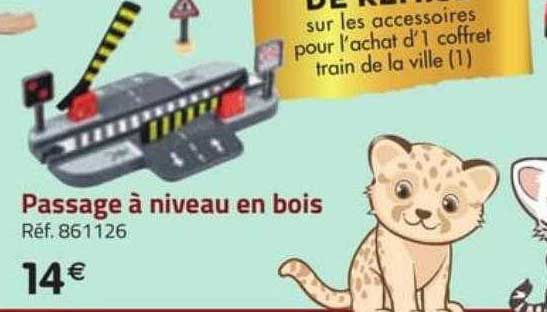 passage à niveau en bois