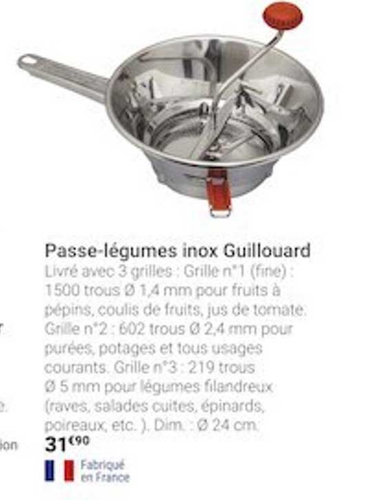 passe-légumes inox guillouard