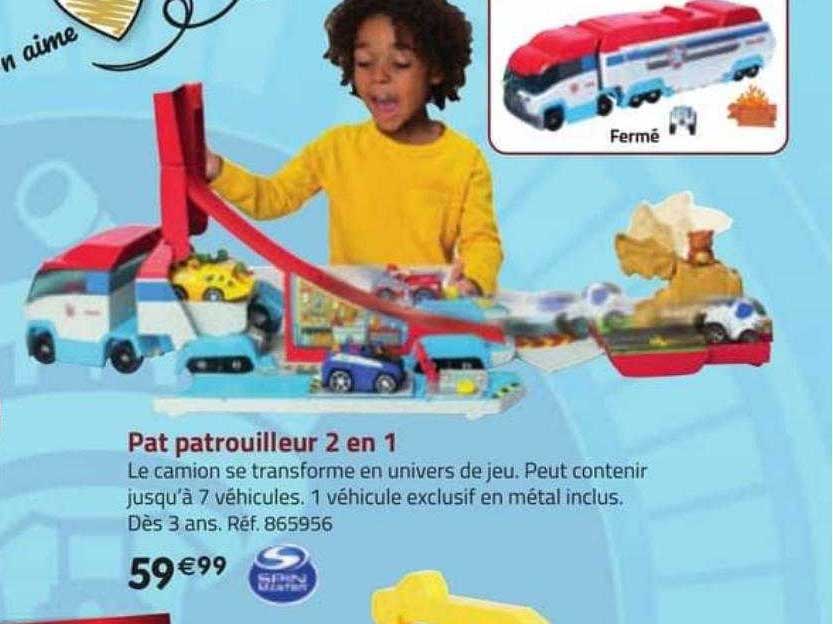 pat patrouilleur 2 en 1 spin master
