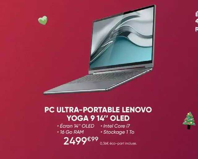 pc ultra-portable lenovo yoga 9 14" oled