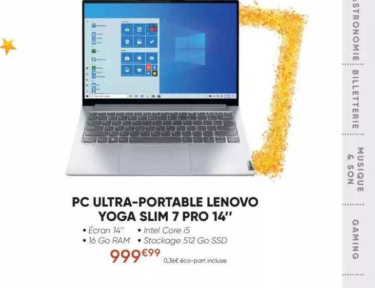 pc ultra-portable lenovo yoga slim 7 pro 14"