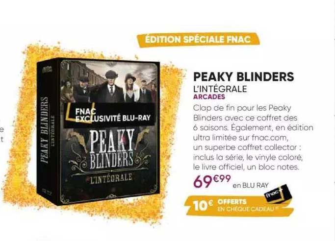 peaky blinders l'intégrale arcade