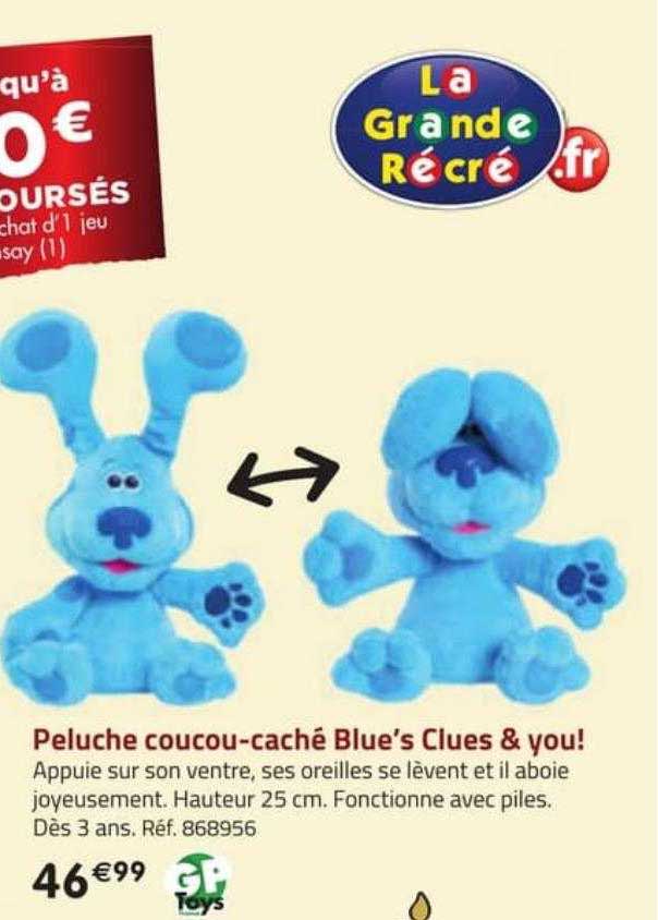 Peluche Coucou-caché Blue's Clues & You!