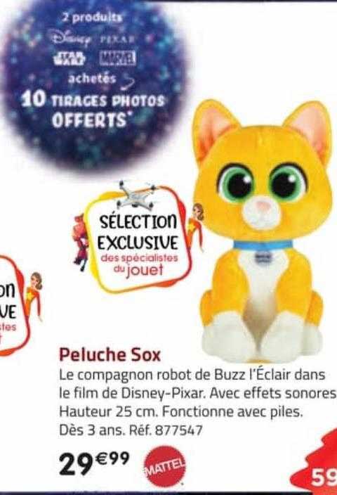 peluche sox mattel