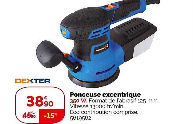 ponceuse excentrique dexter