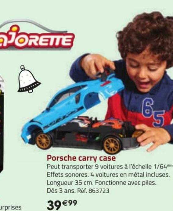porsche carry case majorette