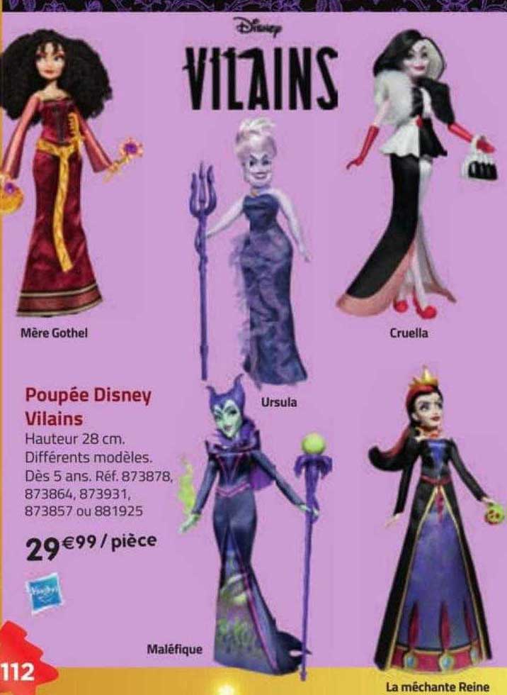 poupée disney vilains hasbro