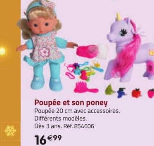 poupée et son poney