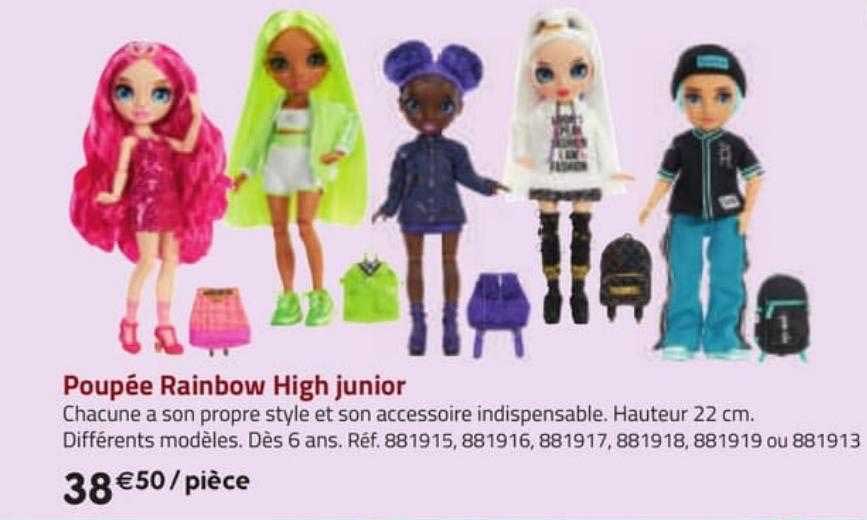 poupée rainbow high junior