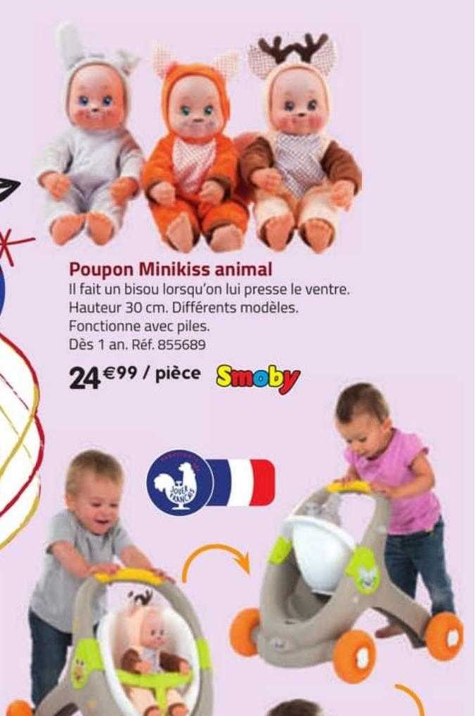 Poupon Minikiss Animal Smoby