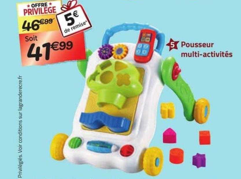 pousseur multi-activités