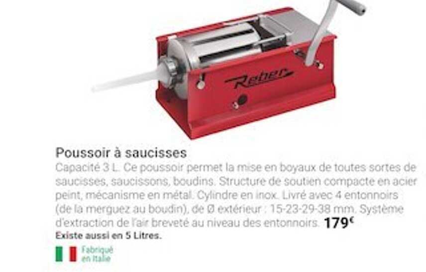 poussoir à saucisses