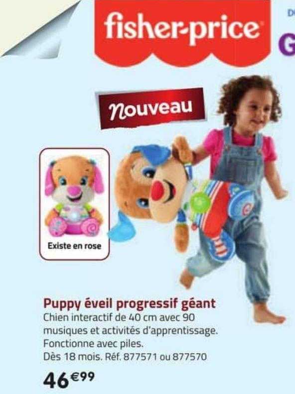 puppy éveil progressif géant fisher price