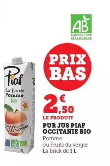 pur jus piaf occitanie bio