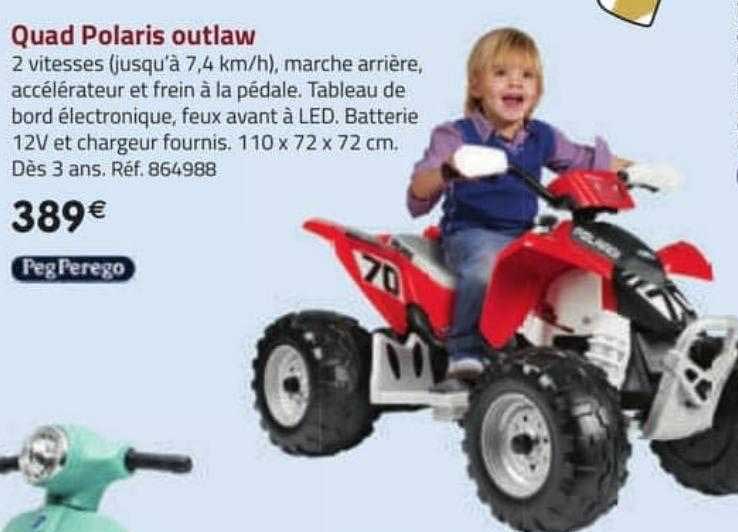 quad polaris outlaw peg perego