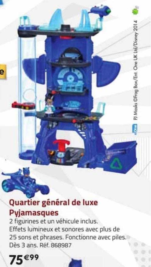 quartier général de luxe pyjamasques