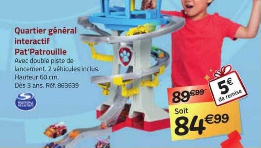 quartier général interactif pat'patrouille spin master