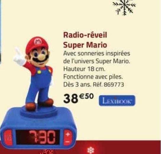 radio-réveil super mario lexibook