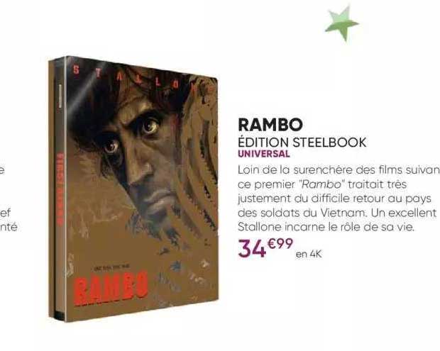 rambo - édition steelbook - universal