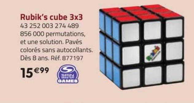 rubik's cube 3x3 spin master games