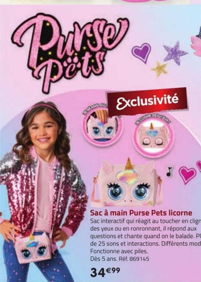 sac à main purse pets licorne