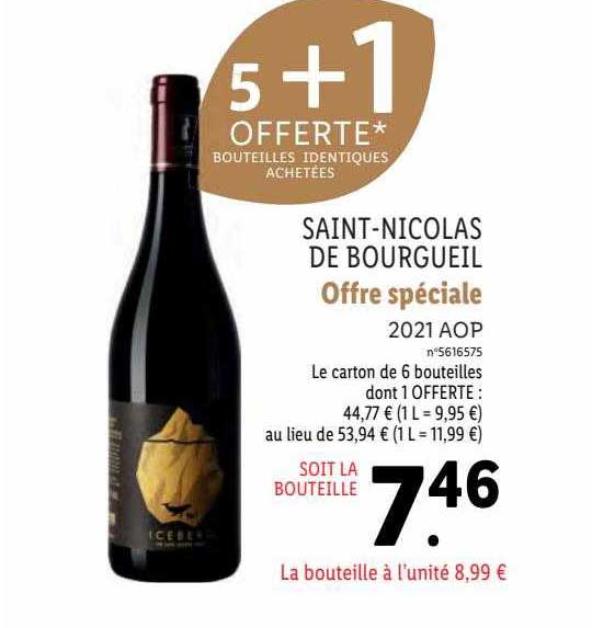 saint-nicolas de bourgueil offre spéciale 2021 aop